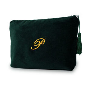 Pochette classica velluto colore Verde Bosco