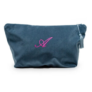pochette grande colore blu