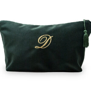 Pochette maxi velluto colore Verde Bosco