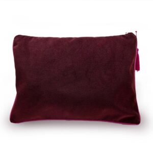 Pochette piatta colore Rosso Bordeaux