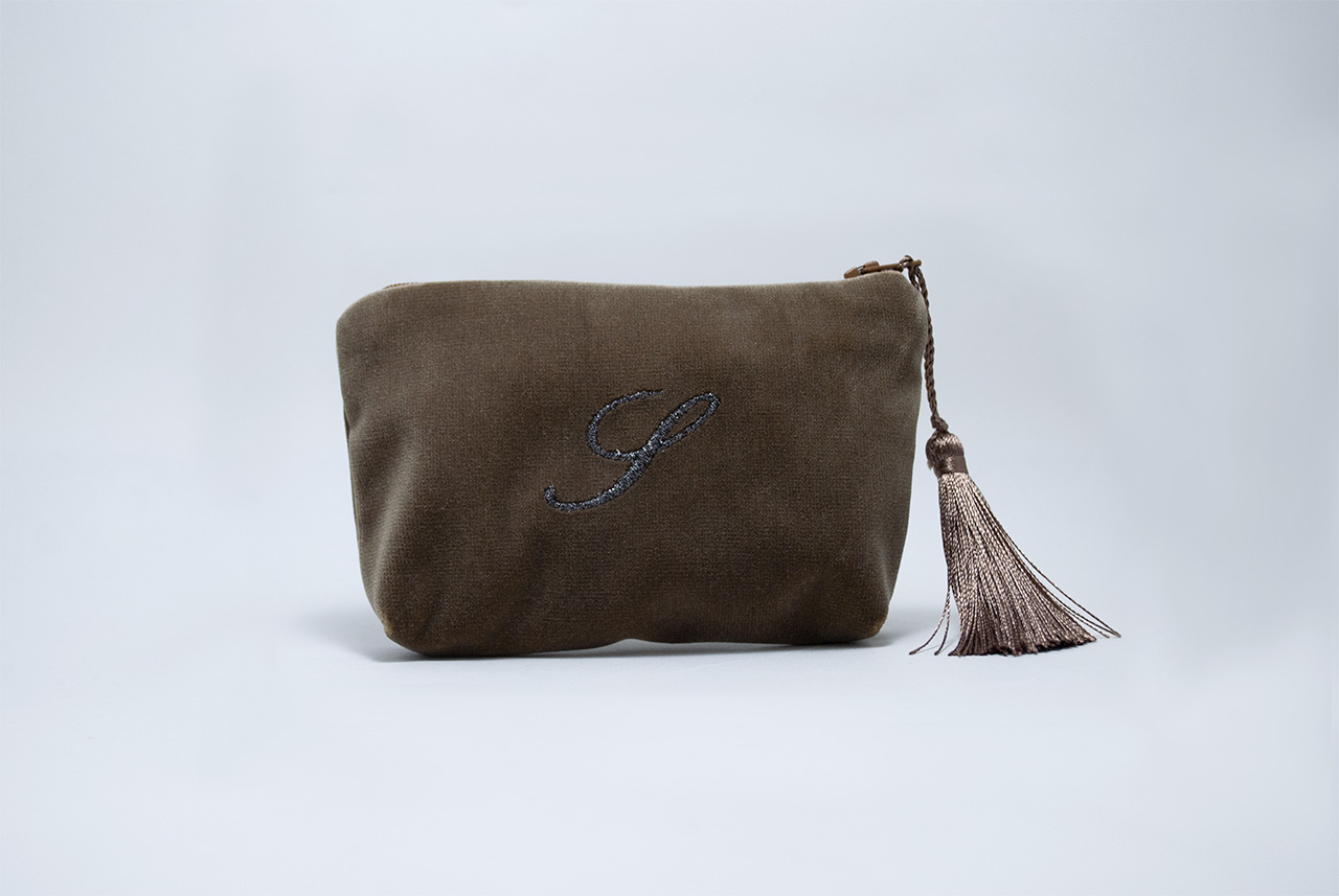 Marrone chiaro-4039 pochette portamonete marrone chiaro