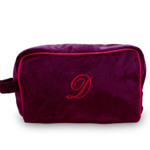 Wash bag beauty medio colore Rosso Bordeaux