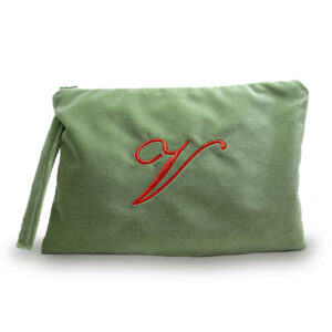 Pochette modello manicotto colore Verde Natura fronte