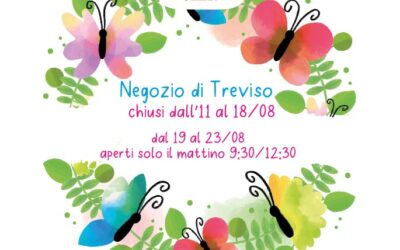 Chiusura negozio di Treviso Agosto