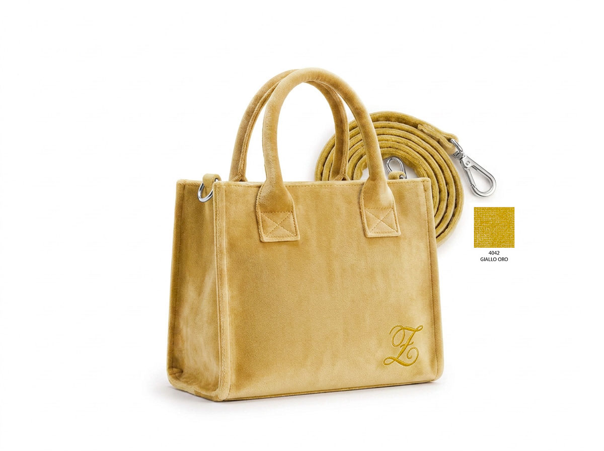 Borsa-Mini-Simo-tracolla-Giallo-Oro-fronte-1 Borsa con tracolla giallo oro