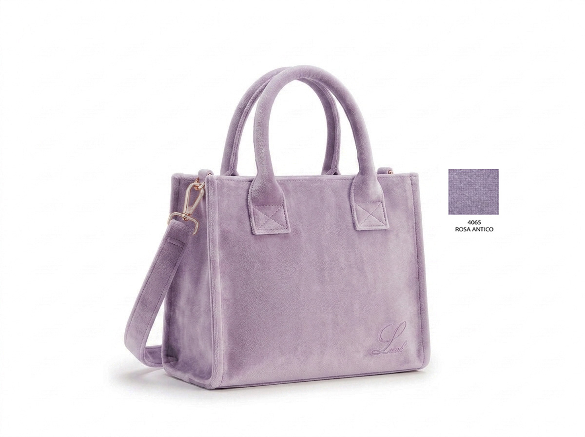 Borsa-Mini-Simo-tracolla-Rosa-Antico-fronte-1 Borsa in velluto rosa antico