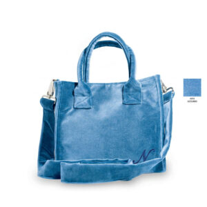 Borsa donna con tracolla colore Azzurro
