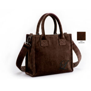 Borsa velluto colore cioccolato