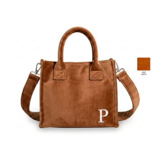 Borsa velluto colore cotto