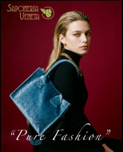 Borsa in velluto con tracolla